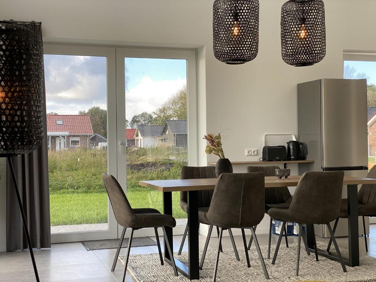 Kuh Blick Ferienhaus Sehestedt Sehestedt  Luaran gambar